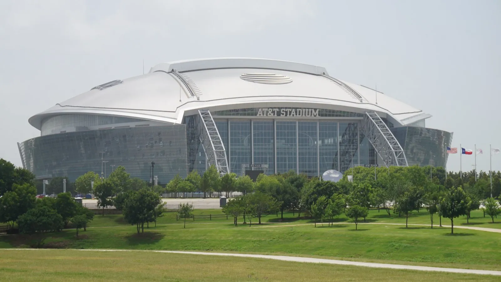 AT&T Stadium exterior in Arlington, Texas — Dallas World Cup 2026 host venue