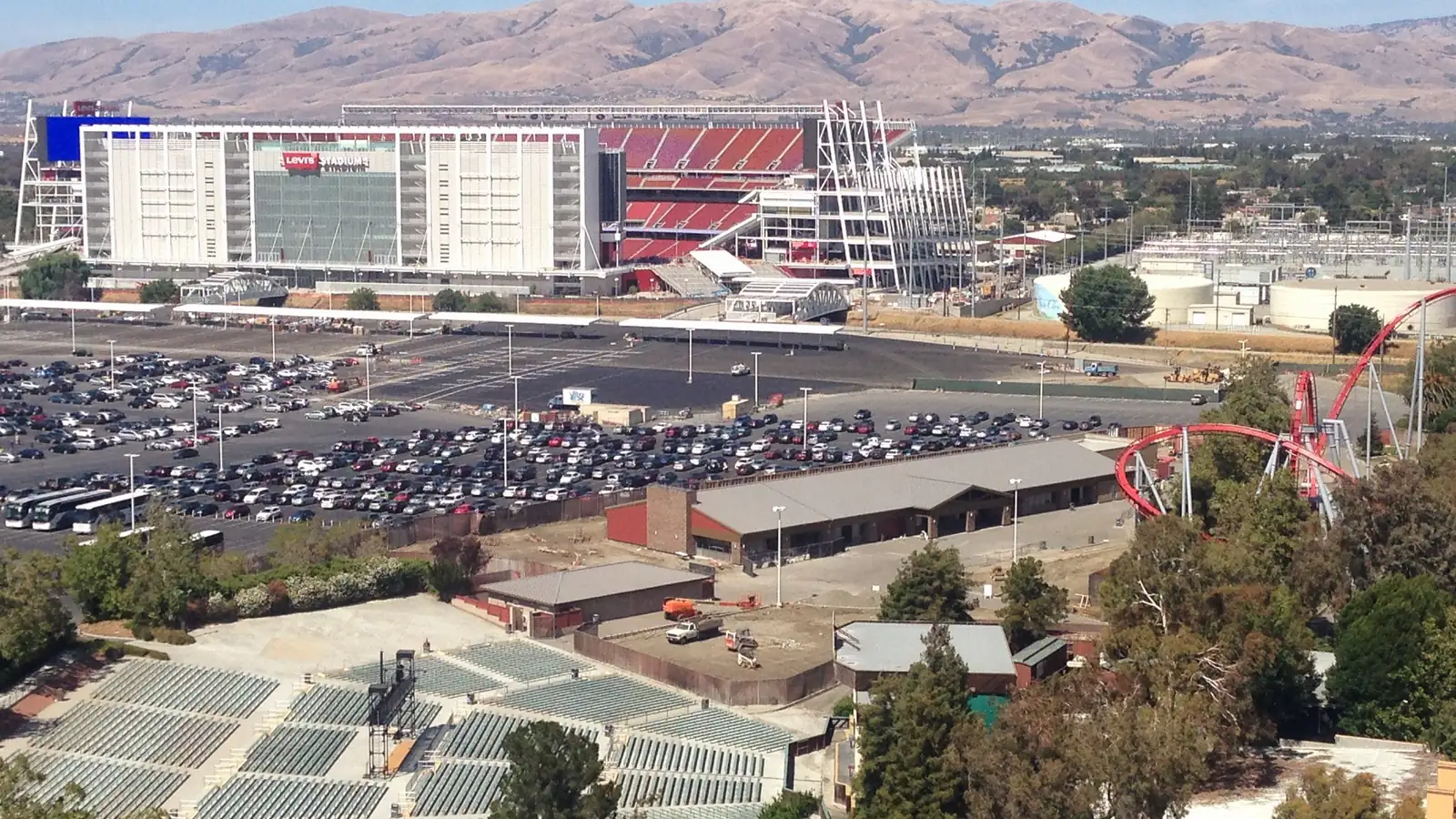 Levi's Stadium aerial view in Santa Clara — San Francisco Bay Area World Cup 2026 host venue